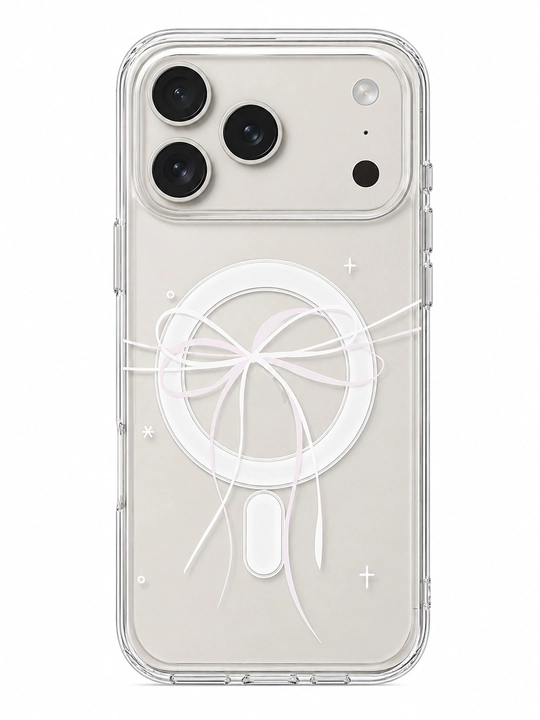 IPhone 11, 12, 13, 14, 15, 16, 17 uchun bantli shaffof himoya g`ilofi