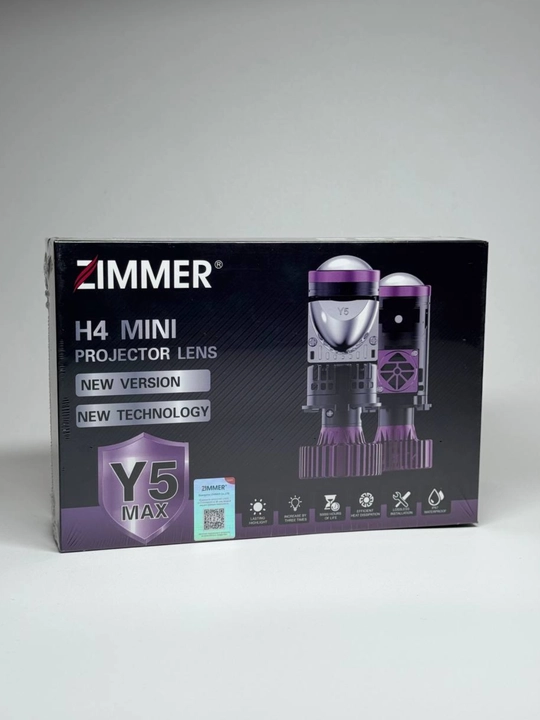 ZIMMER A120 MAX LED H4 avtomobil lampasi, 120W, 6000K