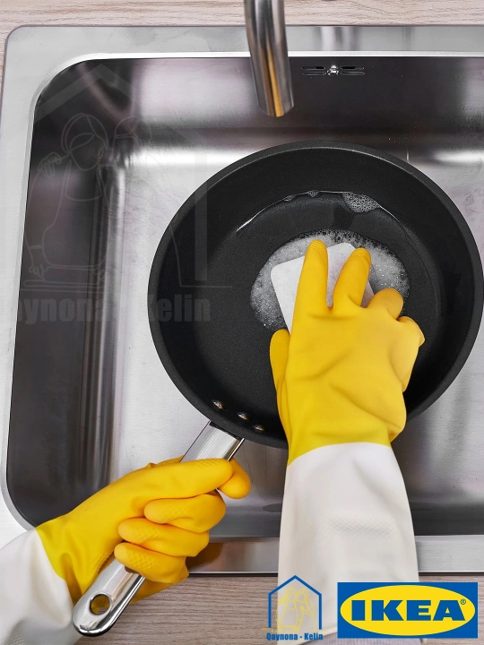 Перчатки хозяйственные, многоразовые бытовые перчатки, 100% латекс, IKEA