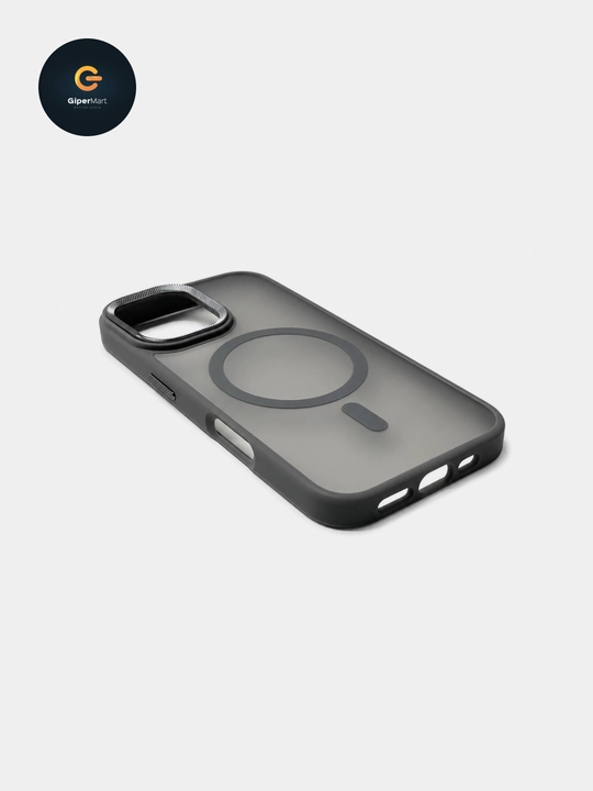 Матовый чехол с MagSafe и защитой камеры для iPhone 12-13-14-15-16-17 Pro/Pro Max