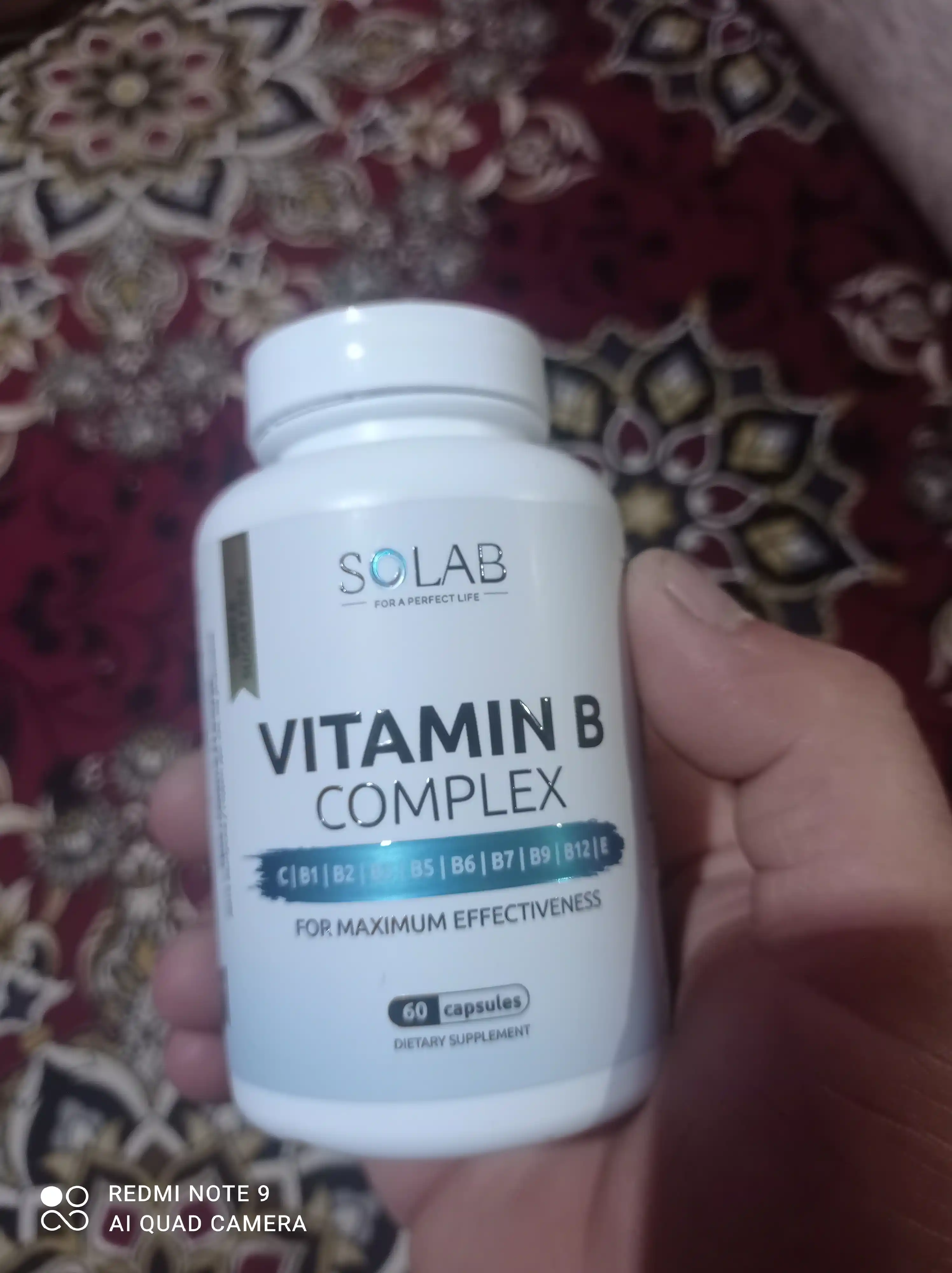 Витамины группы В, SOLAB, 60 капсул