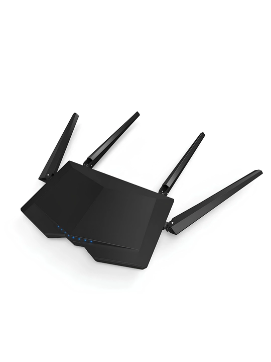 Wi-Fi router Tenda AC6 AC1200 ikki diapazonli, uy va ofis uchun internet marshrutizatori
