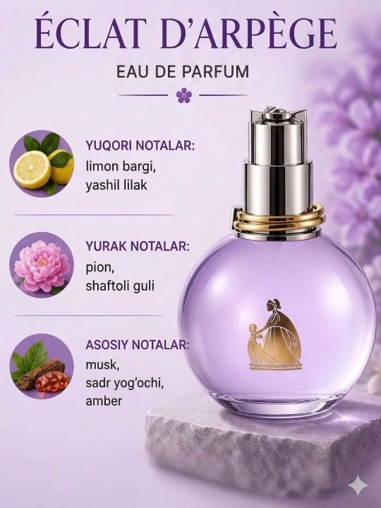 Ayollar parfyumlangan suv Lanvin Eclat D'Arpege, 100 ml