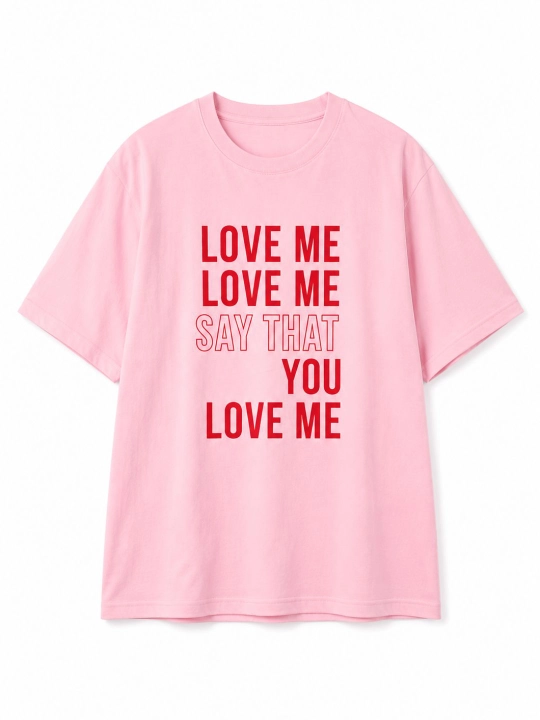 Футболка женская  LOVE ME - 