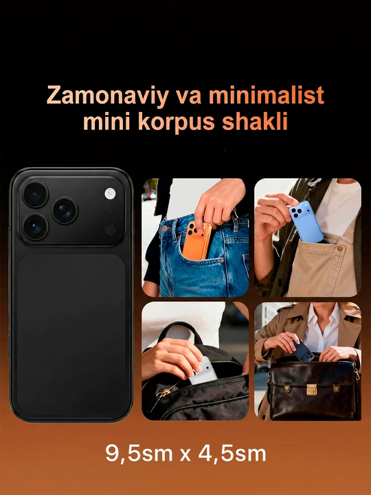 Sensorli smartfon, 4,5 dyumli ekran, kichik bolalar uchun mini-telefon, Android 2/16 GB