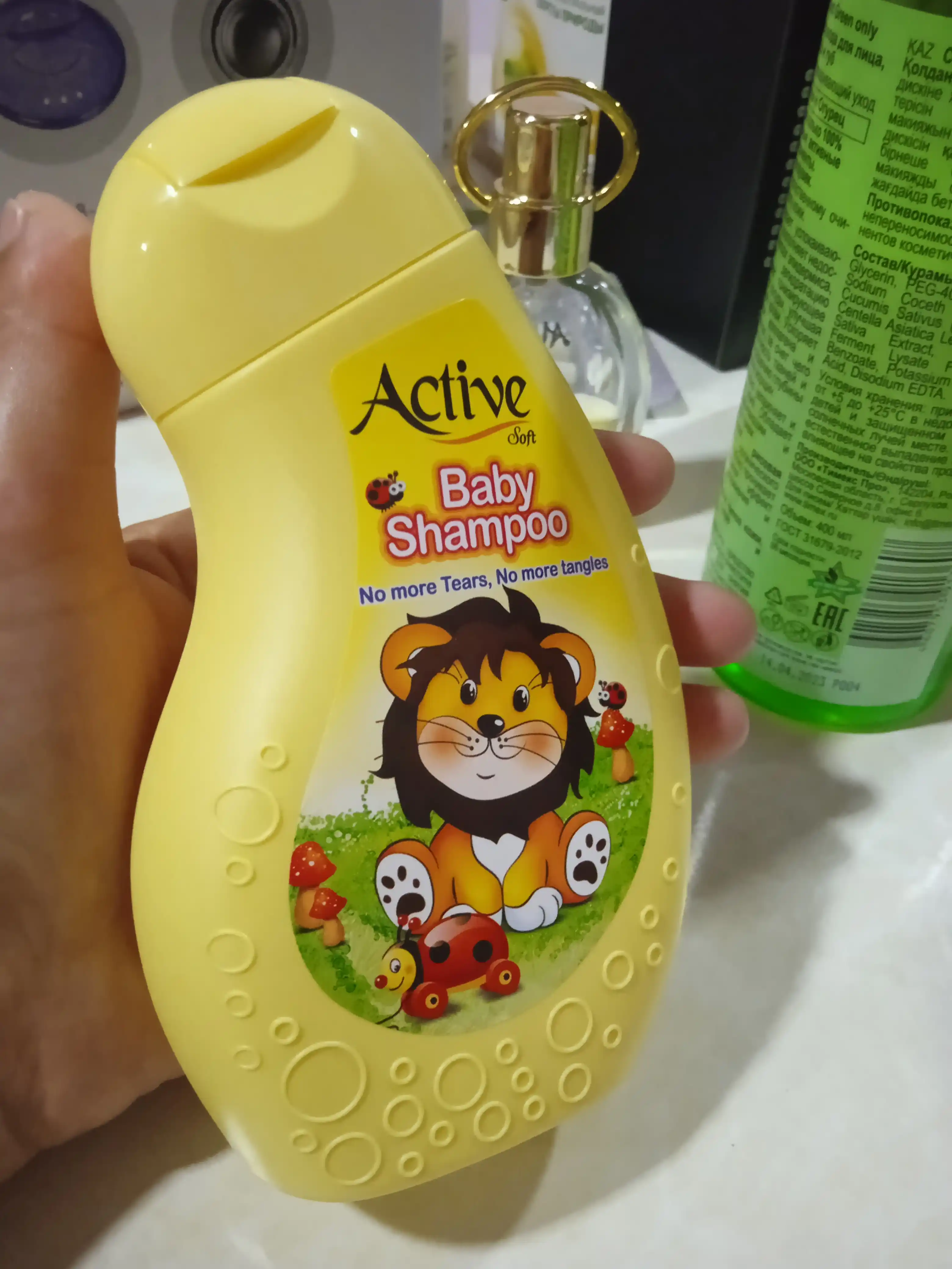Шампунь детский ACTIVE 0+ без слез, для легкого расчесывания, 250 мл