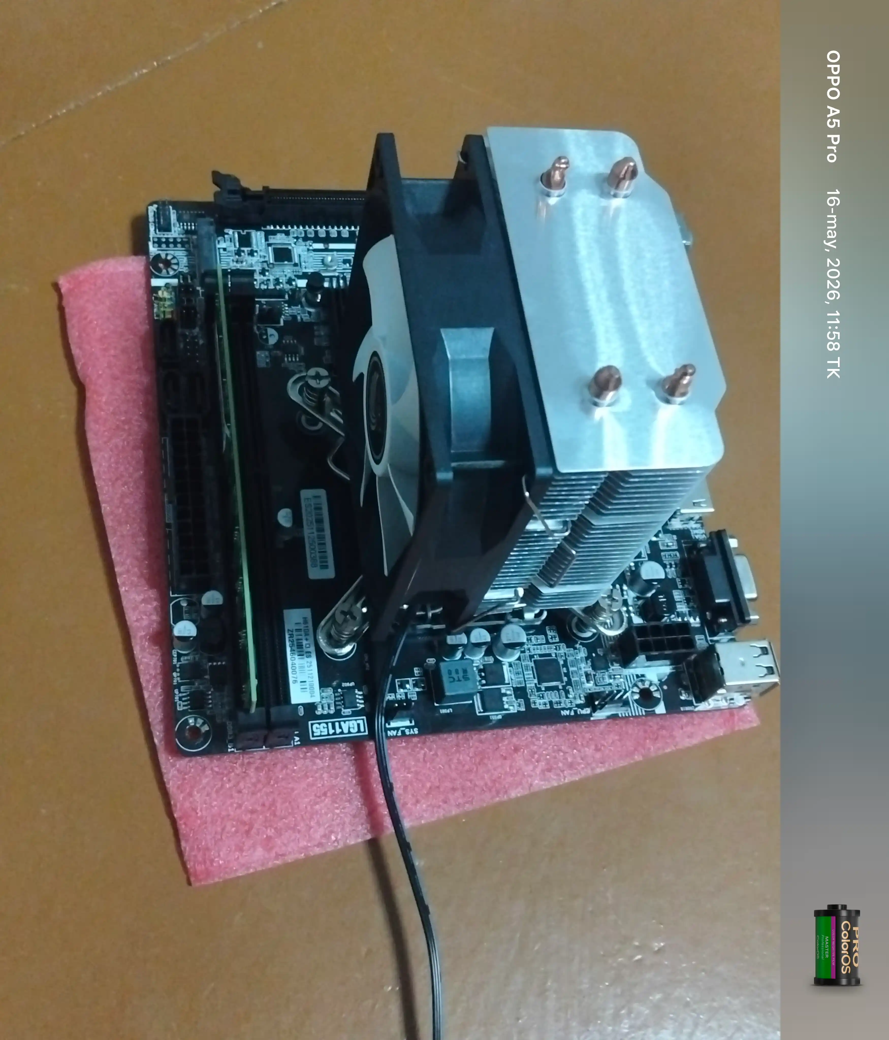CPU sovutgichi intel va AMD RGB ARGB 2,4, 6 sovutgich quvuri protsessor sovutish sistemasi