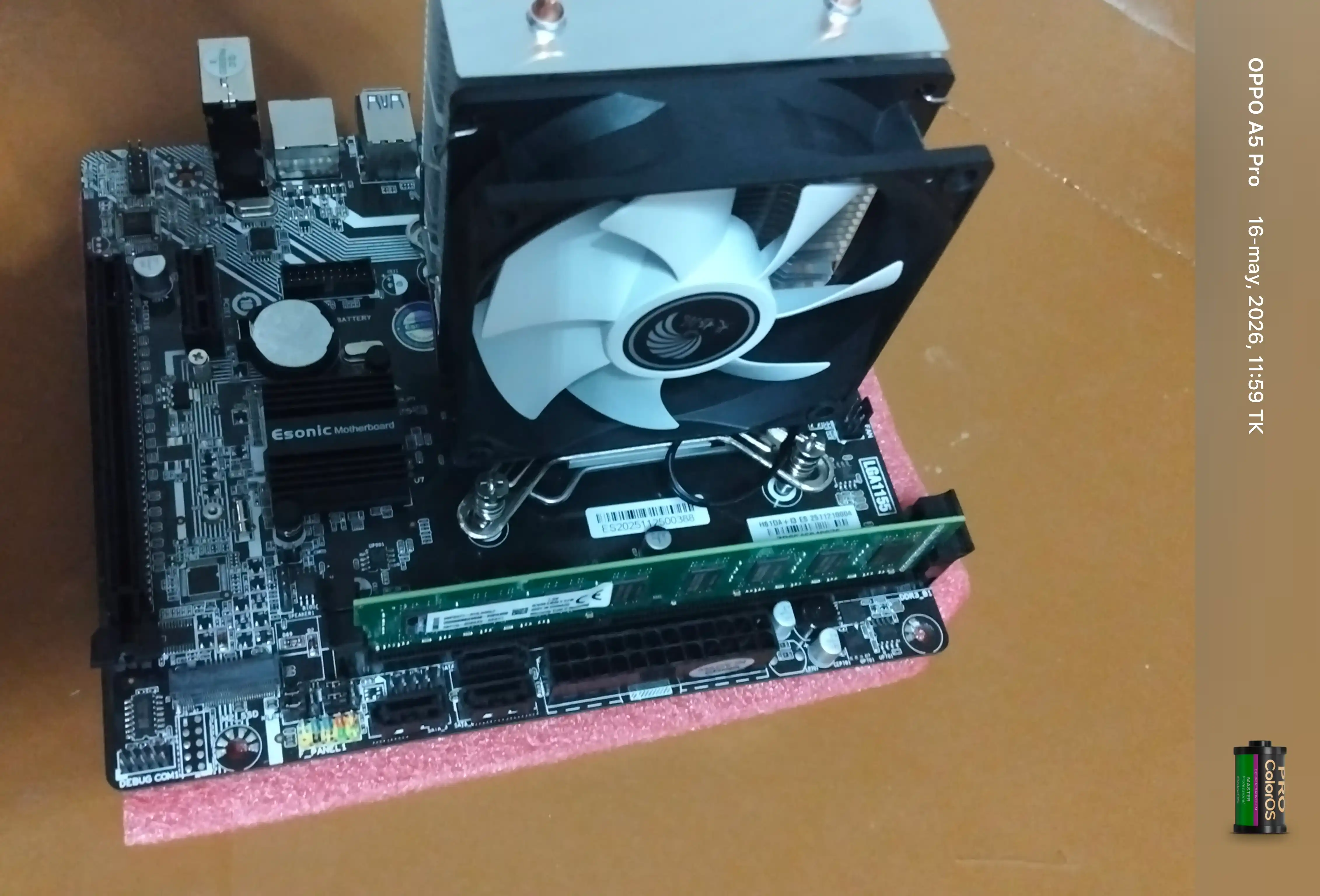 CPU sovutgichi intel va AMD RGB ARGB 2,4, 6 sovutgich quvuri protsessor sovutish sistemasi