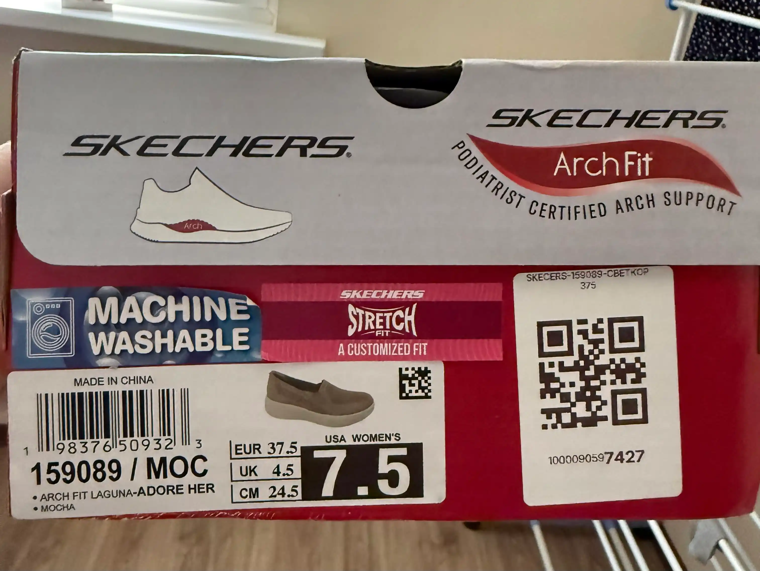 Слипоны женские Skechers Arch Fit Laguna - Adore Her без шнурков, стирка в машине