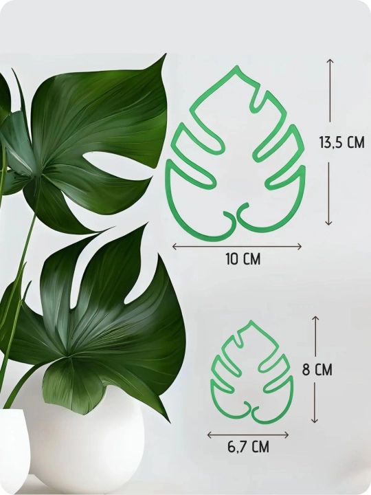 O‘simliklar uchun fiksator plastik poya va barg ushlagich 2 o‘lchamli to‘plam