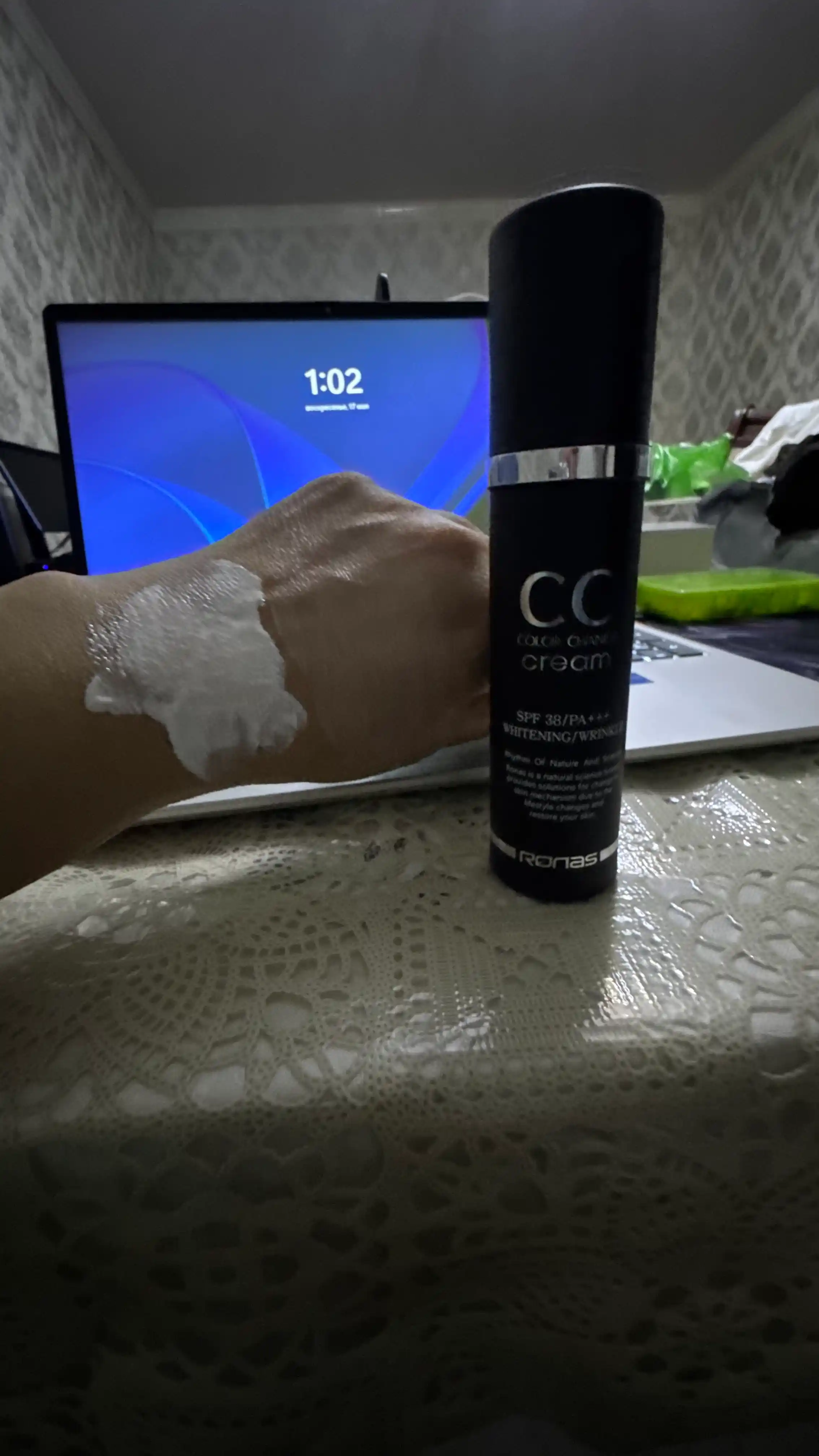Teri rangiga moslanadigan ss Cream SPF38 PA+++ kremi, 50 ml