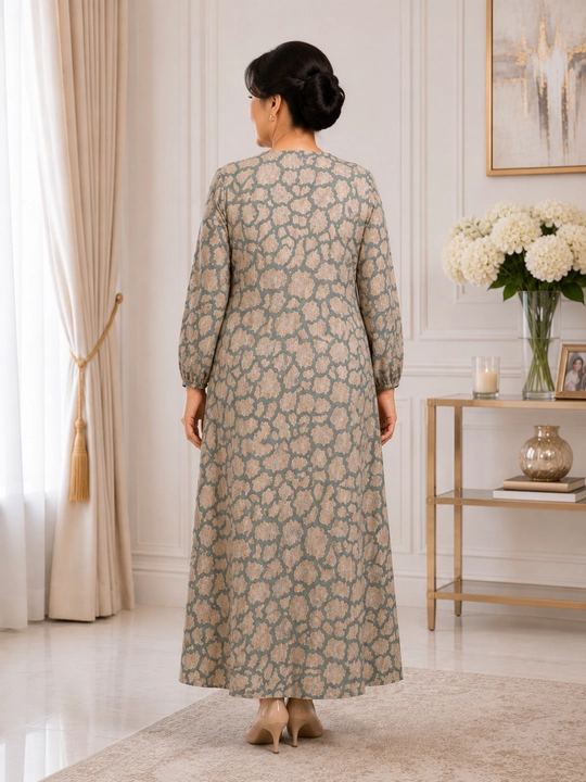 Ayollar uchun uzun ko‘ylak tekis bichim, katta o‘lchamli yozgi ko‘ylak, 54-60 standard
