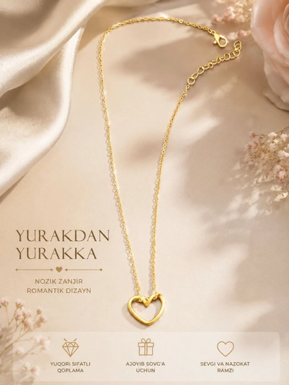 Бижутерия Van Cleef — украшение на шею для девушек — MIMLADY-VANCLEEFTAQINCHOQ-ЖЕЛТ