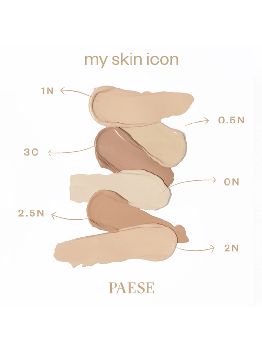 PAESE MY SKIN ICON tonal krem yuz uchun, 33 ml