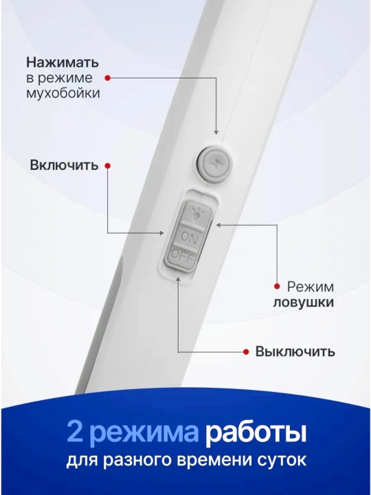 Chivin va pashsha yo‘q qiluvchi dok-stansiyali elektr raketka