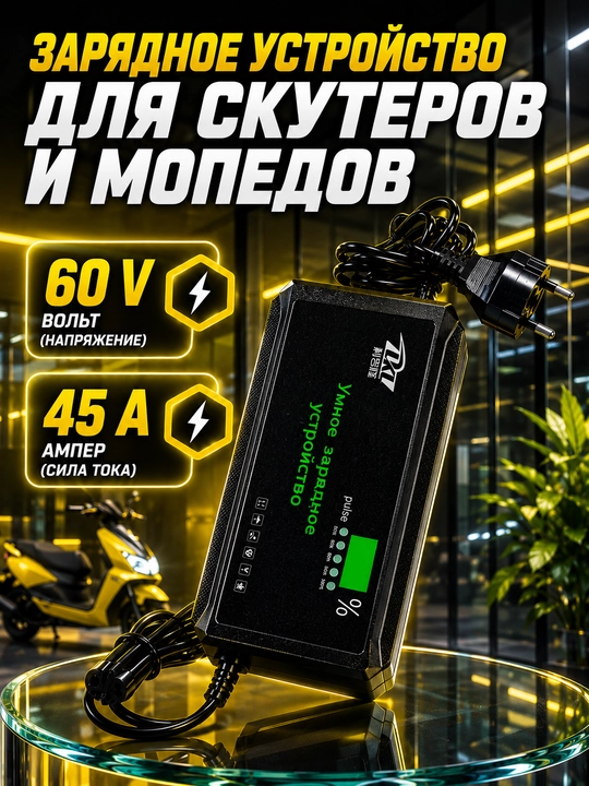 Зарядное устройство для скутера и мотороллера
