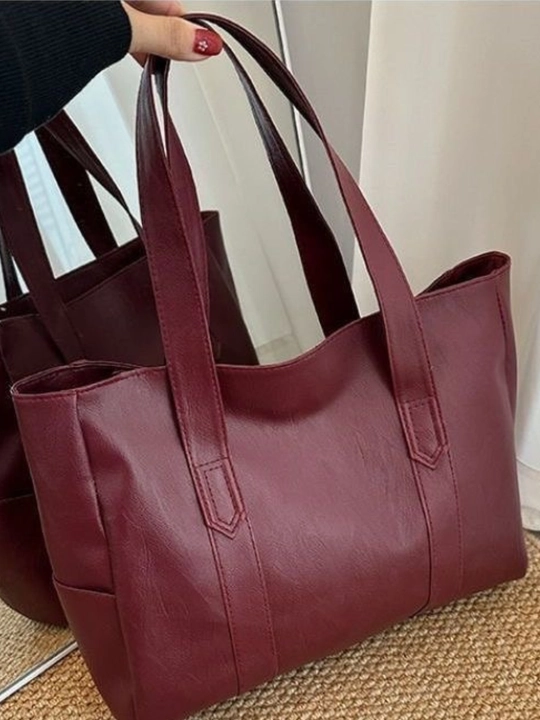 Sumka shopper ayollar uchun, sig'imli, kundalik, yelkama, ishga, o'qishga A4, ekocharm