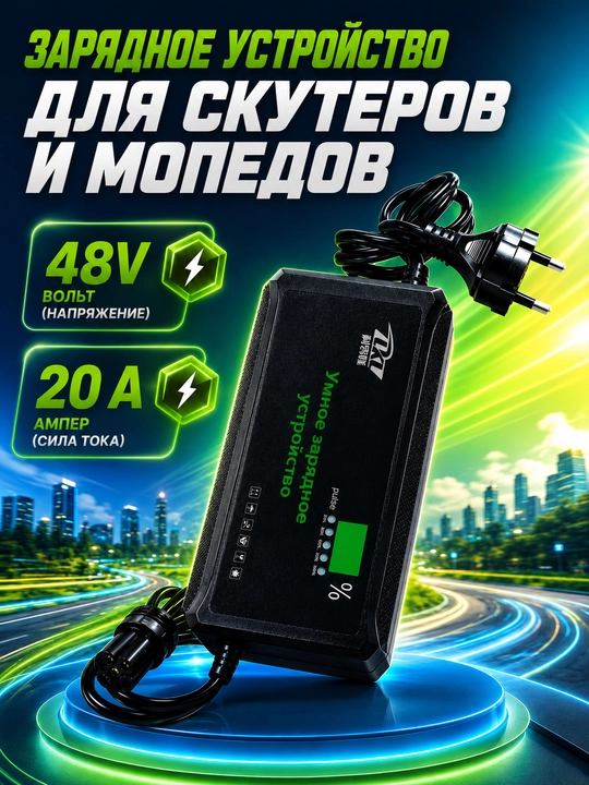 Зарядное устройство для скутера и мотороллера