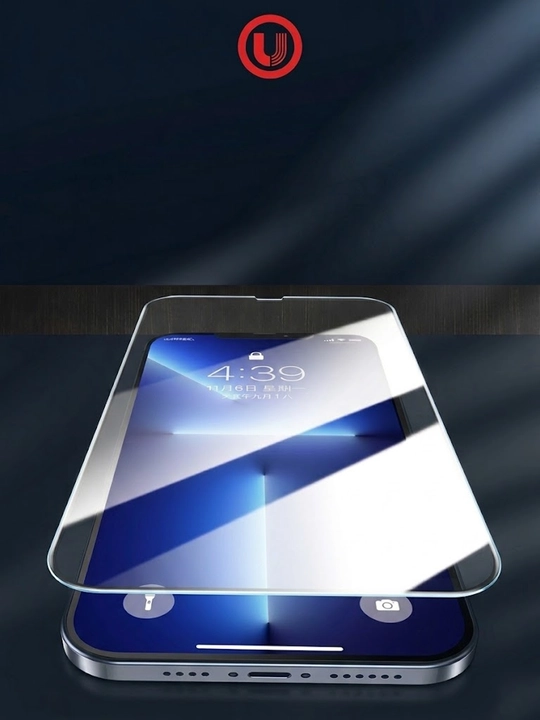 Защитное стекло без рамы для iPhone, черное, 11, 12, 13, 14, 15, 16, 17, Pro и Pro Max