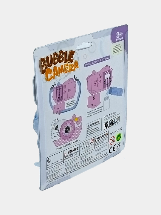 O'yinchoq-kamera Bubble Camera musiqa va chiroqli ko'k