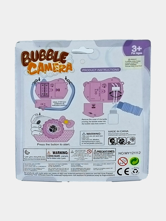O'yinchoq-kamera Bubble Camera musiqa va chiroqli ko'k