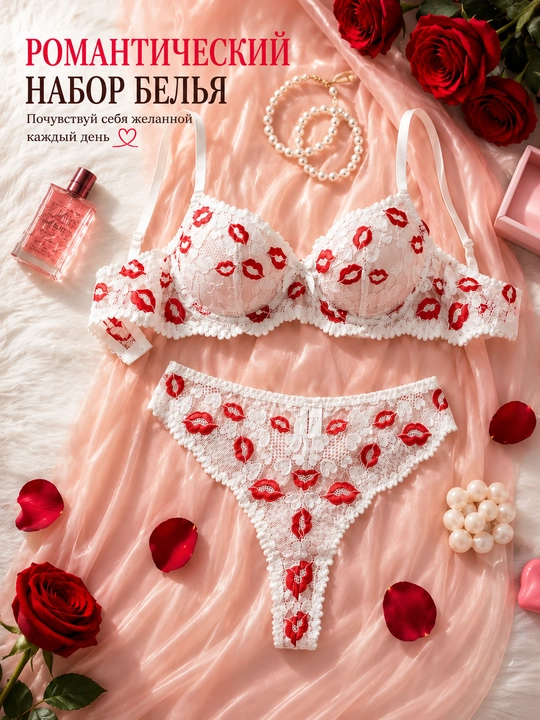 Ayollar uchun shaffof ichki kiyim toplami - 