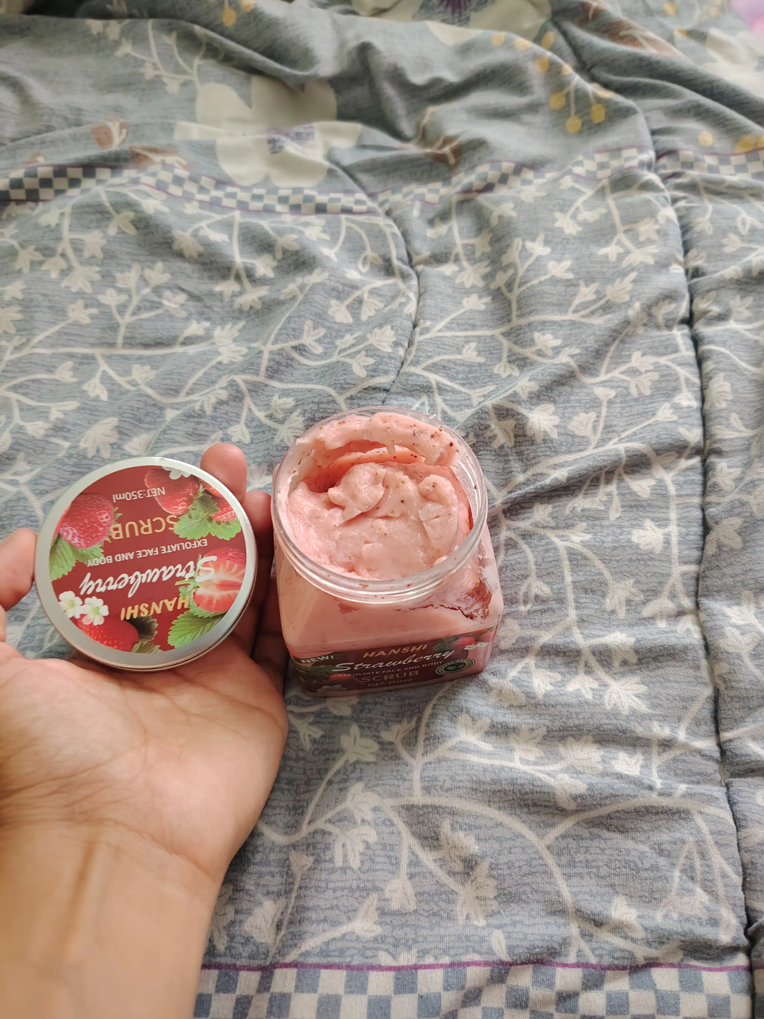 Скраб для лица и тела Wokal Sherbet Body Scrub с экстрактом малины и клубники, 350 гр