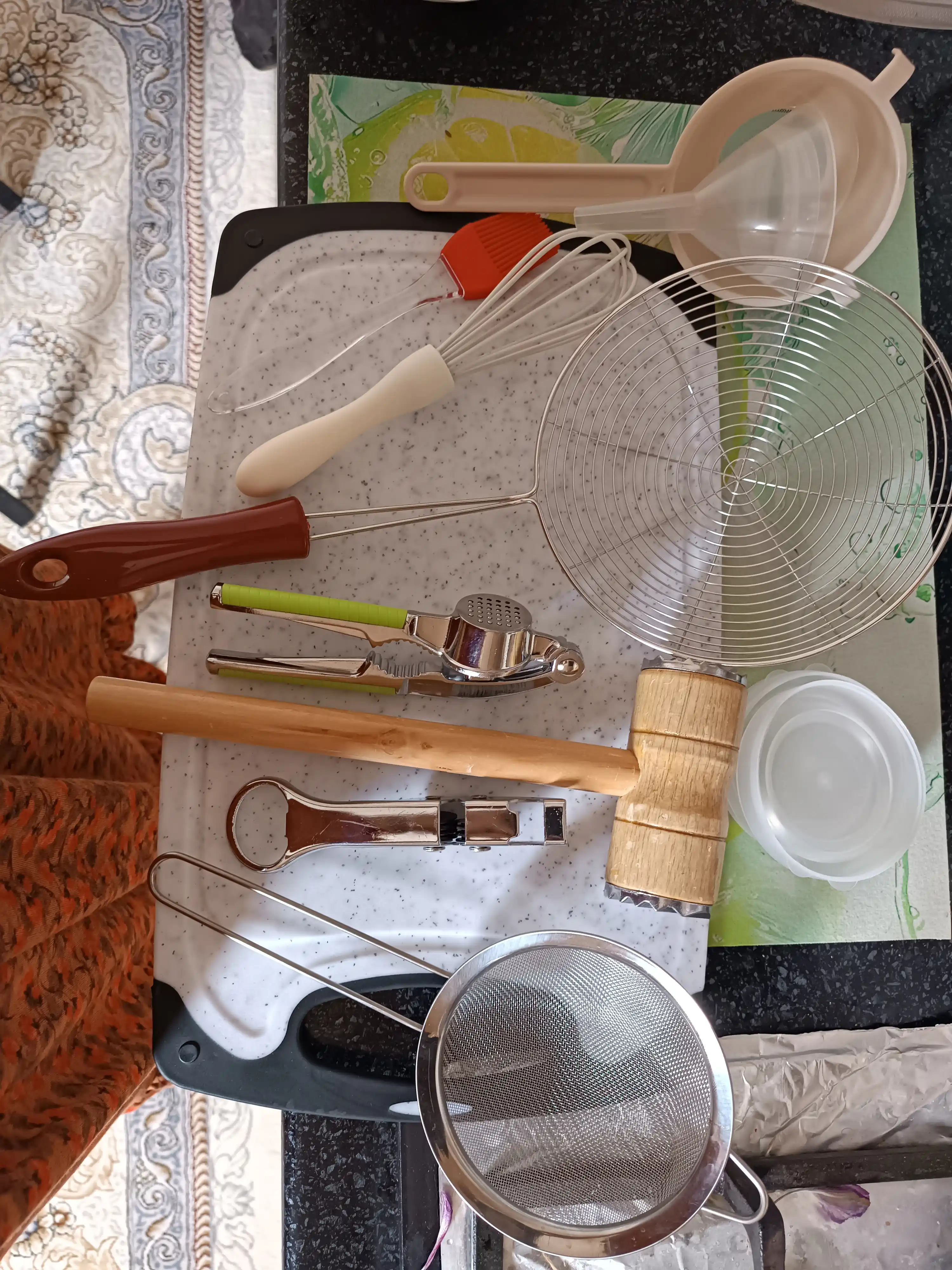 Молоток для отбивания мяса, деревянный, двусторонний