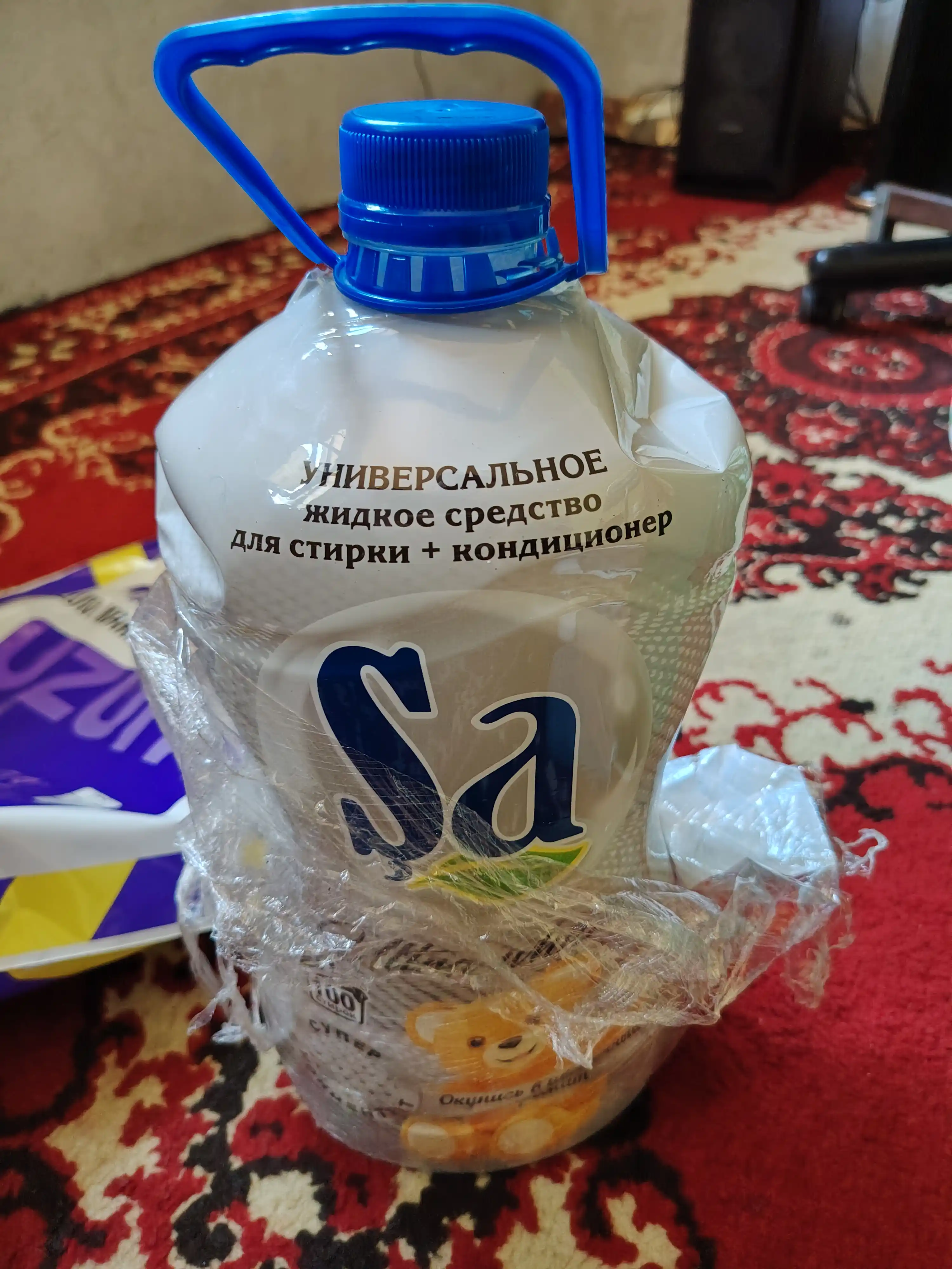 Гель для стирки Satumar "SA", 2 в 1, для стиральных машин, 5 л