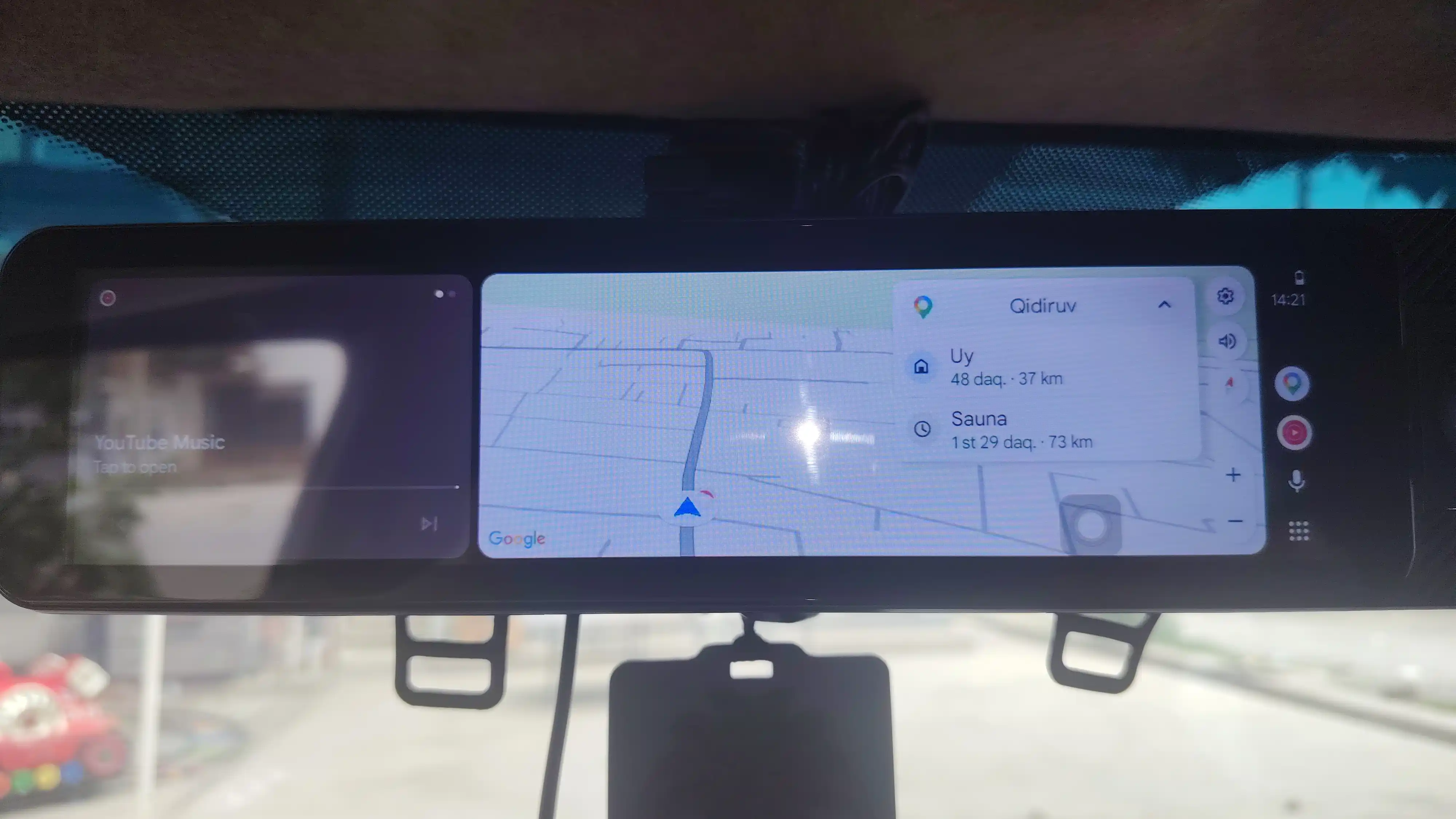 TOMBOSS T11 3 kamerali videoregistrator, Wi-Fi kuzatuv, Antiradar, Carplay