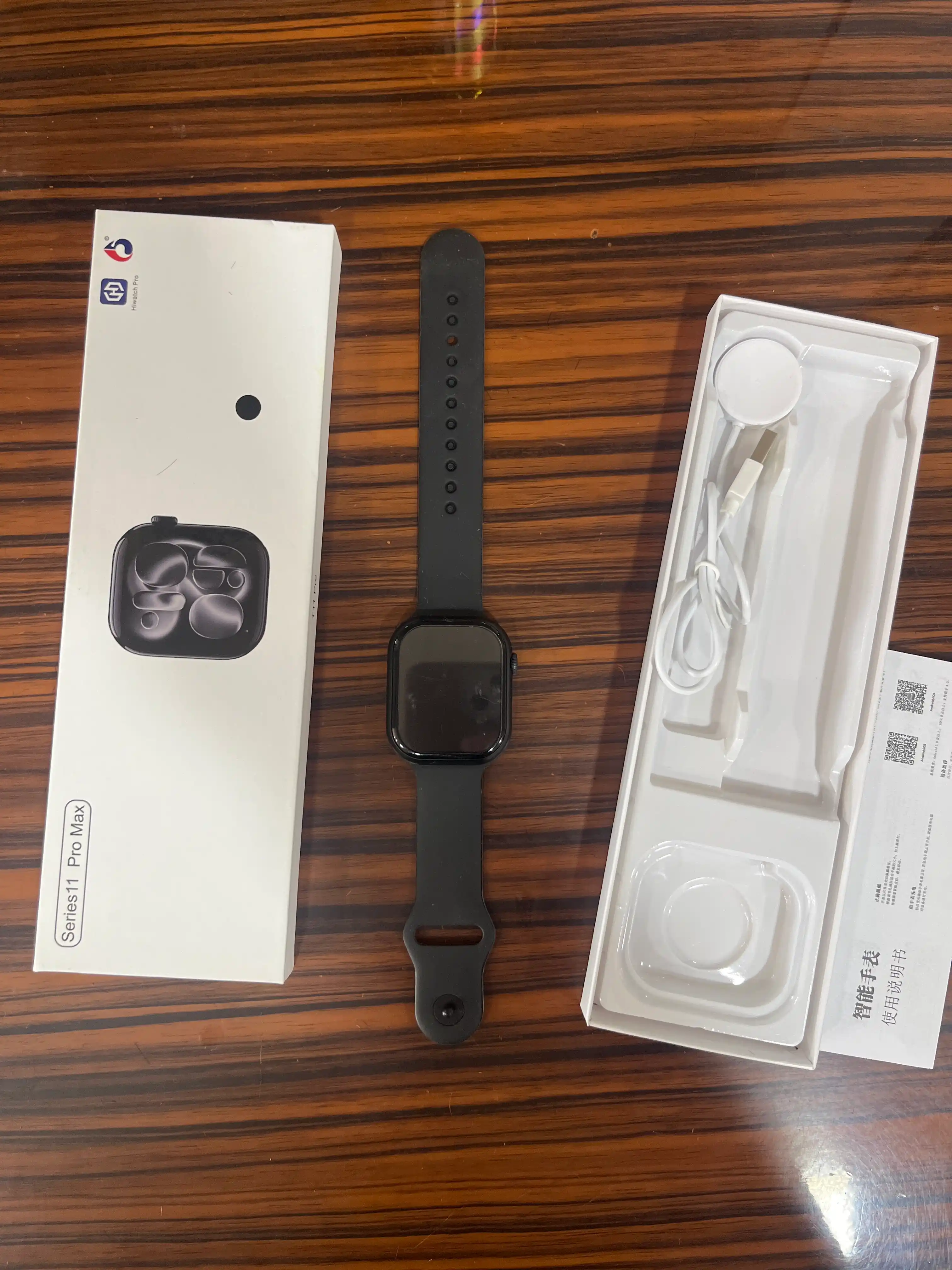 Умные часы Iwatch Series 11 Pro Max Black Bluetooth сенсорный экран Android iOS
