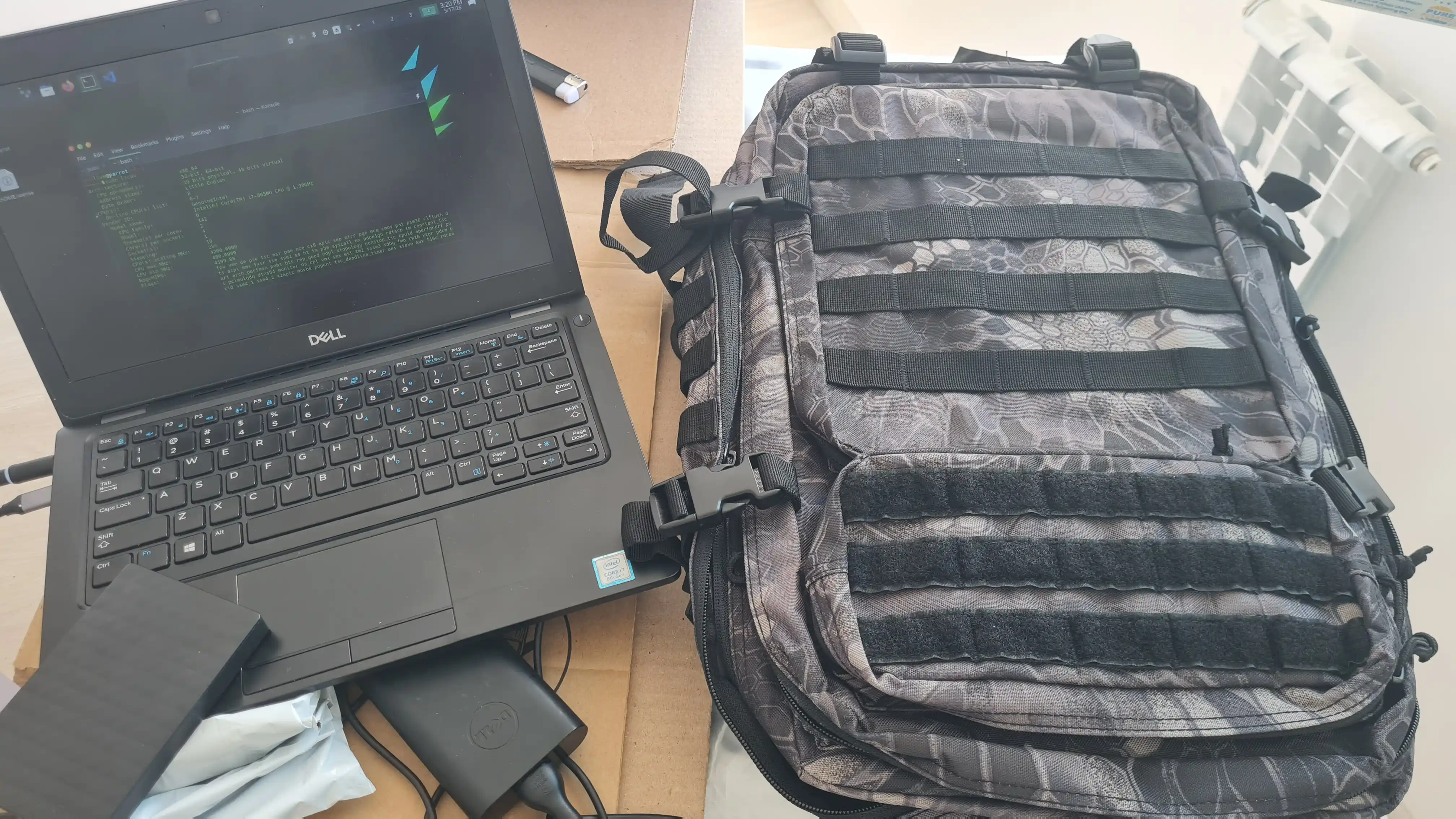 Рюкзак Ali Uniforma 50 литров Oxford 900D с системой MOLLE