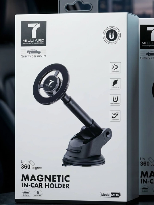 Magnitli telefon ushlagich mashina uchun 360° - 