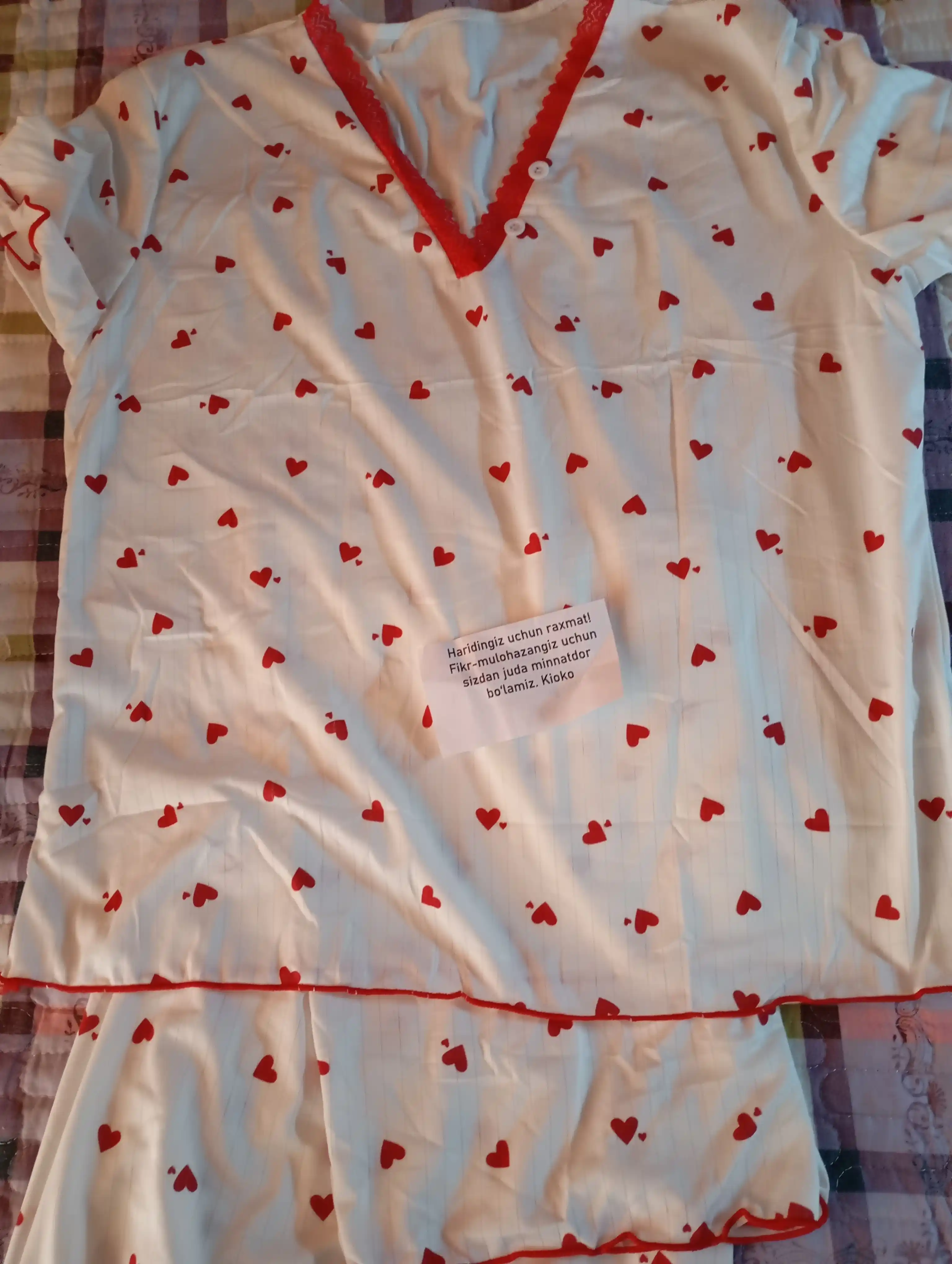 Ayollar pijamasi Kioko, ayollar uchun ikki qismli pijama, uy kiyimi, ayollar uy kostyumi