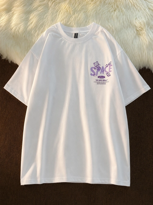 Женская oversize футболка Rubi&Jons — 100% мягкий хлопок, принт, унисекс модель
