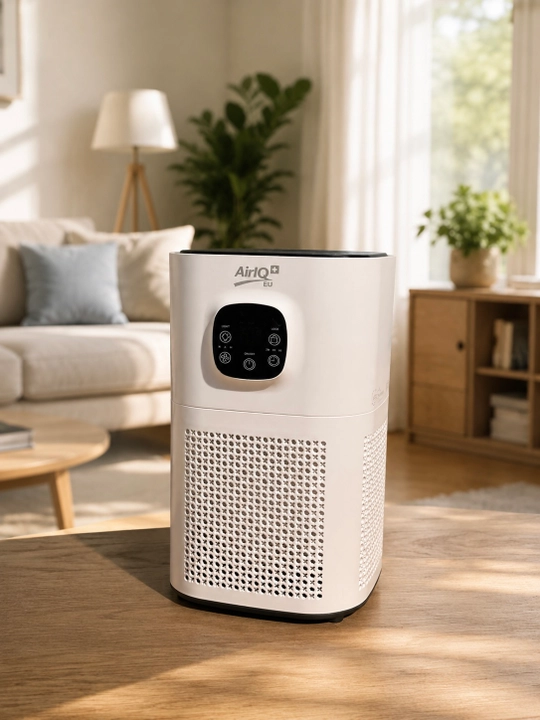 Air IQ Air Mini aqilli havo tozalagich va Shvetsariya filtratsiasi 2 tasi 1 da