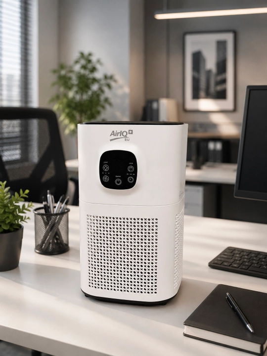 Air IQ Air Mini aqilli havo tozalagich va Shvetsariya filtratsiasi 2 tasi 1 da