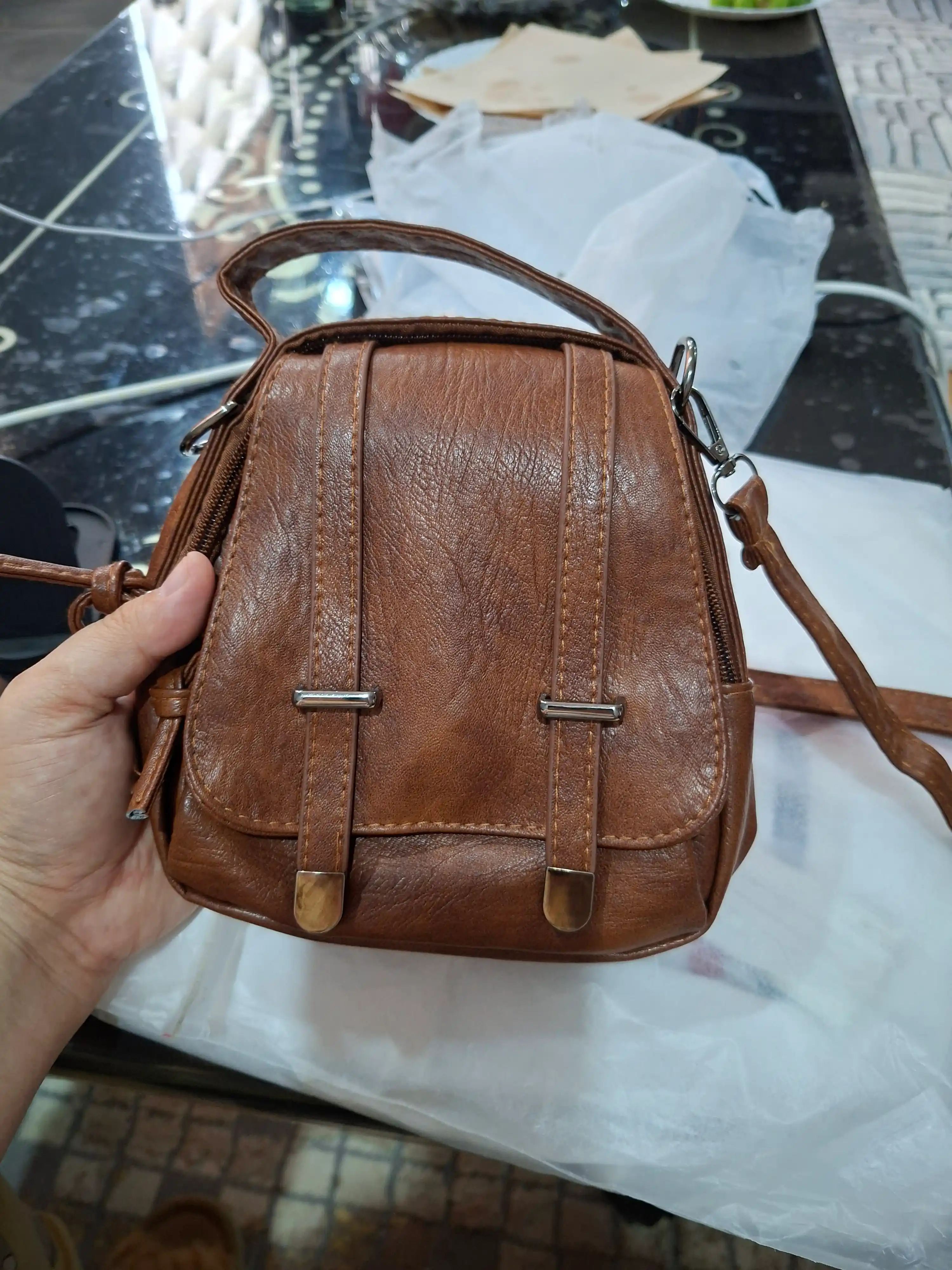 Ayollar sumkasi MELODY, mini, krossbodi, telefon sumkachasi, ekocharm