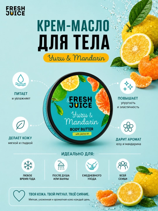 Fresh Juice Крем-масло для тела Body Butter 200 мл