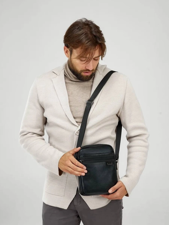 Мужская сумка David Jones, барсетка через плечо, сумка crossbody