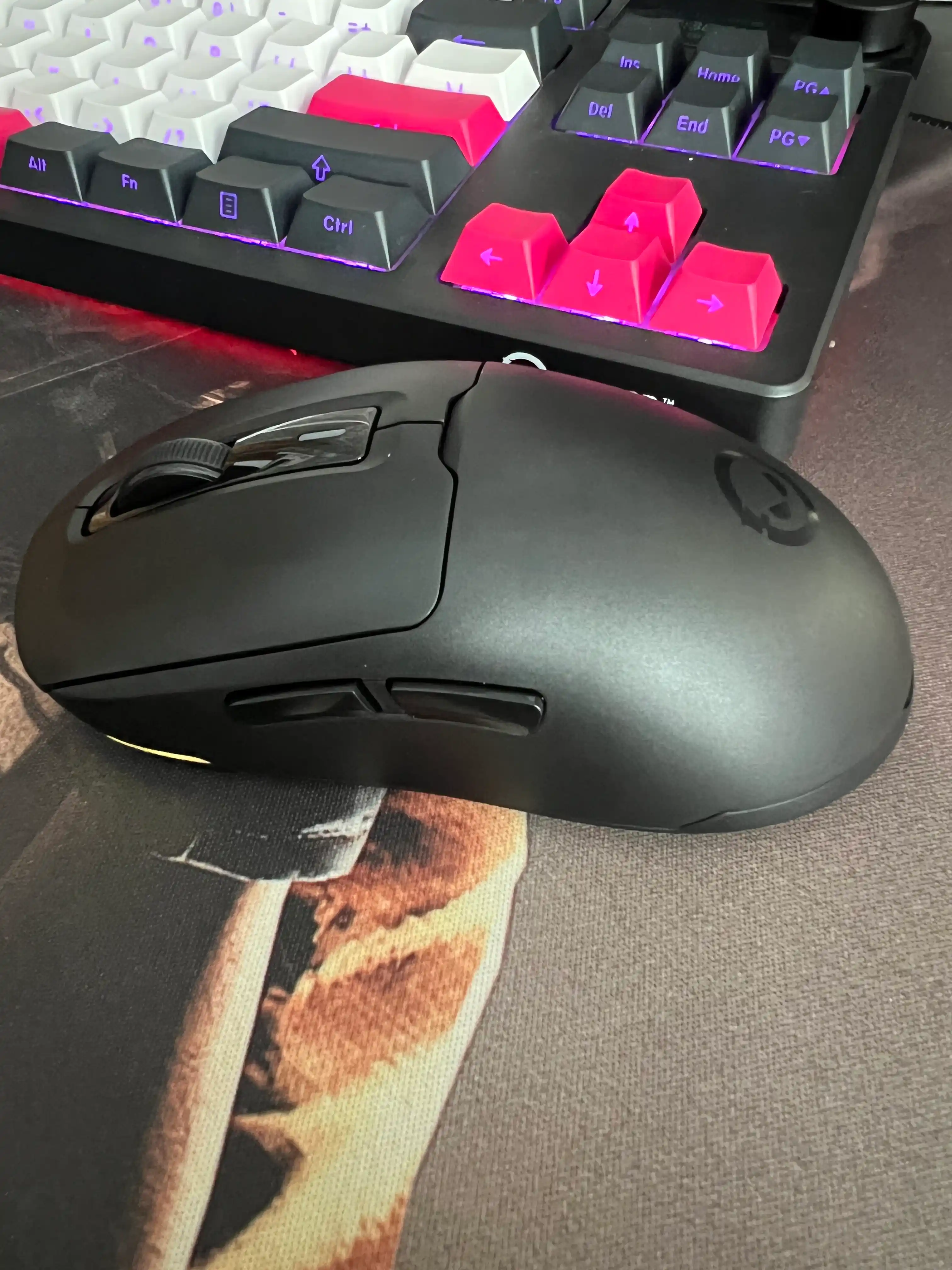 Gaming simsiz sichqoncha Lorgar MSA10W, RGB yoritgich bilan