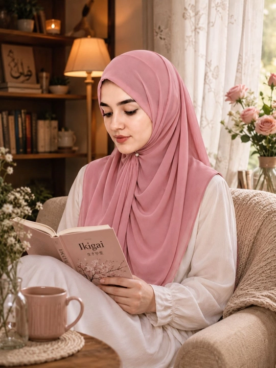 Hijob ayollar uchun yengil shifon ro‘mol zamonaviy musulmoncha