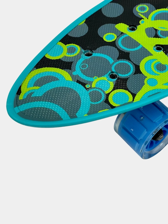 Скейтборд Пениборд (Penny Board) — Светящиеся гелевые колеса