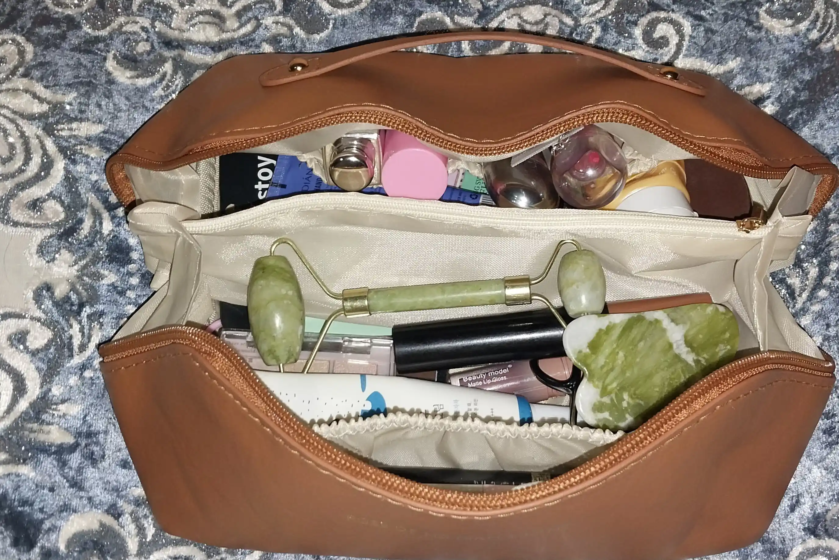 Kosmetik sumkasi, kosmetika uchun organayzer, 4 ta rang