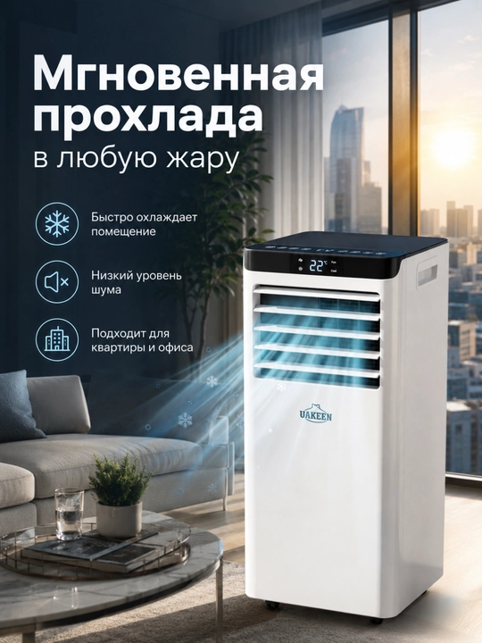 Mobil konditsioner+isitgich+UAKEEN, 2ta pult, frion bilan ishlidi