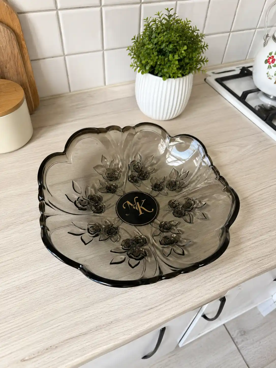Сервировочная тарелка 2 штуки,блюдо,Богема, посуда для фруктов, сладостей, салата, закусок