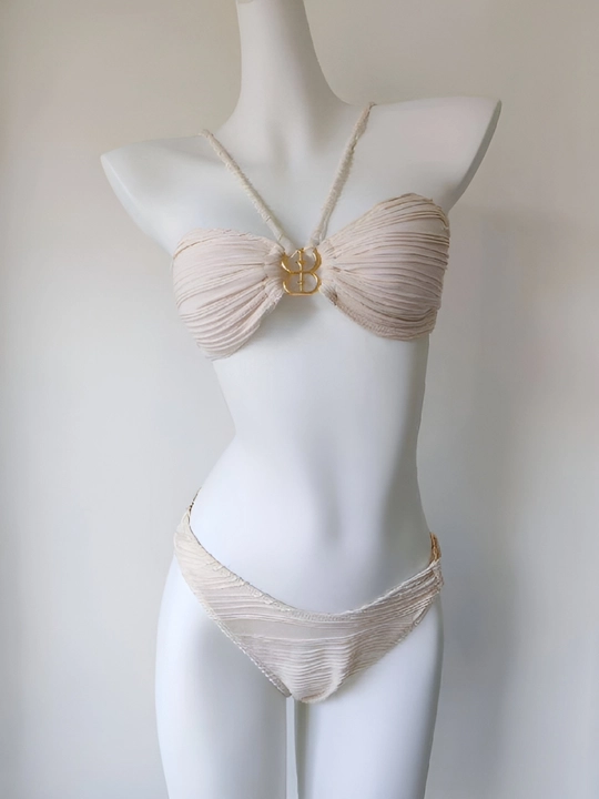 Ayollar uchun uch qismli suzish kiyimi, bikini - 