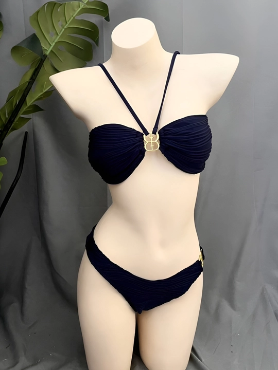 Ayollar uchun uch qismli suzish kiyimi, bikini - 