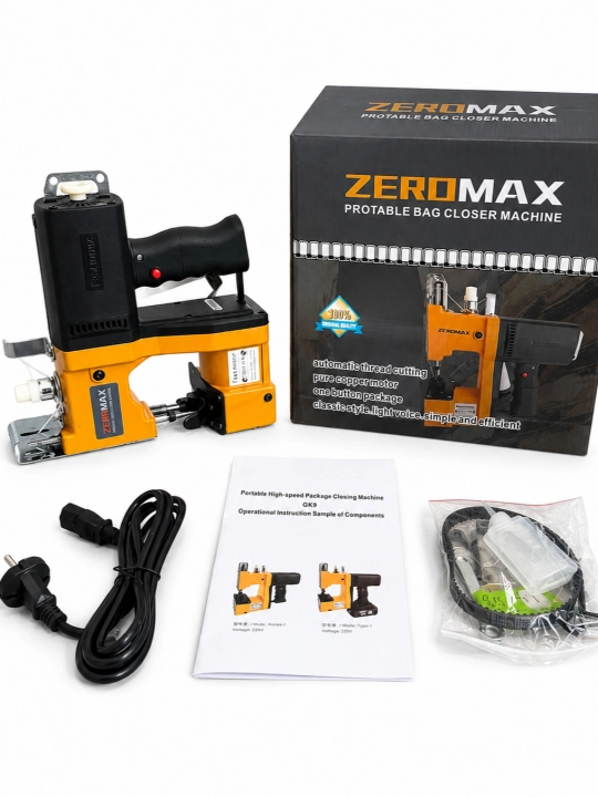 Швейная машина для мешков, ручной мешкозашивочной машинка, ZEROMAX