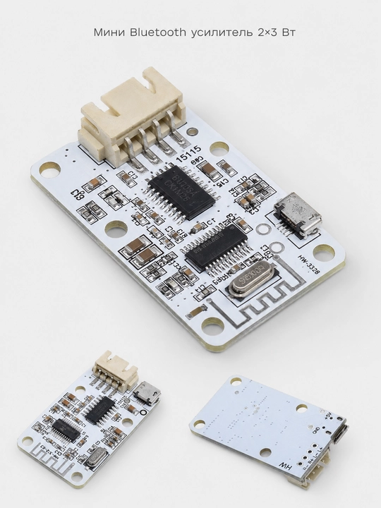 Mini Bluetooth audio kuchaytirgich, 2×3 Vt, 5V USB quvvatli modul